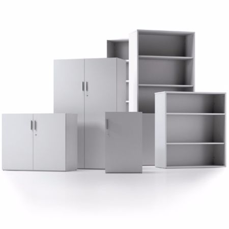 Armarios de oficina metálicos y estantería modulares - Solida Equipamiento  Integral
