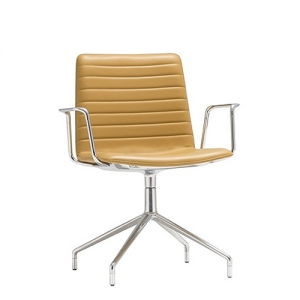 Andrew Flex Chair Chrome front